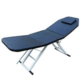 Massageliege Massagebank Massagetisch Aluminium klappbar 3 Zonen Mobil Massagebett SPA Schönheits Therapielieg