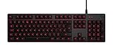 Logitech G413 Mechanische Gaming-Tastatur, Taktile Romer-G Switches, Gebürstetes Aluminiumgehäuse, Programmierbare F-Tasten, USB-Durchschleife, Portugiesisches QWERTY-Layout - Carbon/Schw
