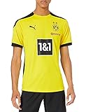 PUMA Herren BVB Training Jersey New T-Shirt, Cyber Yellow Black, L