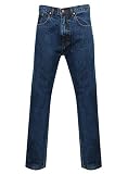 Herren-Jeans, normale Passform, Reißverschluss, Denim, Größe 71 bis 152,4 cm, Innenbeinlänge 69, 74, 79, 78 und 88 cm Gr. 44W x 29L, Stonew