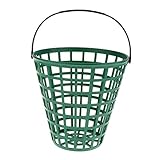 SunniMix Golf Ball Korb, Unzerbrechlich Golfballbehälter, Golfball Container mit Griff Ball Halter Enthält 25/50/100 Bälle Palette Zubehör - Hält 100 B