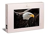 Ulmer Puzzleschmiede „Der Seeadler“ - Klassisches 1000 Teile Tier-Puzzle – Der imposante Adler, das Wappentier der USA, mit ausgebreiteten Flügeln - EIN ansp