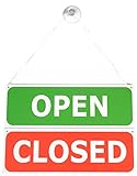 Doppelseitiges Türschild zum Aufhängen, „Open“ / „Closed“