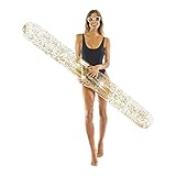 Conipa Riesen Glitzer Poolnudel Schwimmnudel aufblasbar Glitter 180 cm (1 Nudel in Gold)