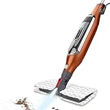 ZSMLB All-in-One-Dampfsauger und Dampfmop mit Mikrofaser-Mop-Pad und starker Saugkraft für Teppich Hartholz Keramikfliesen Granit und Mable-B