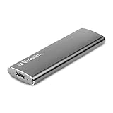 Verbatim Vx500, externe SSD-Festplatte 240 GB, USB 3.1 Gen 2-Controller, 500 MB/s Lesegeschwindigkeit inkl. USB-C- und USB A-Kabel, 47442