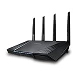 Asus RT-AC87U Router (WiFi 5 AC2400 MIMO, 4x Gigabit LAN, App Steuerung, AiProtection, DFS, Multifunktion USB 3.0, IPv6, VPN)