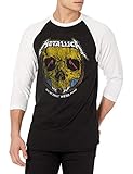 Metallica Herren Mt-50040435-2xl T-Shirt, schwarz/weiß, XX-Larg
