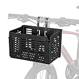 YILING Faltbarer Fahrradkorb Fahrrad Abnehmbarer Korb Hängendes Fahrrad Gepäckträger Fahrradaufbewahrungszubehör Für Studenten Bergsteigen Outdoor Camping Reiten (31,5 × 22,5 × 20,5 cm)