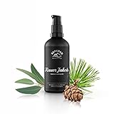 BERGBAD BIO-Saunaaufguss Zirbe & Eukalyptus 100ml, RAUHER JAKOB wohltuendes & erfrischendes Sauna-Aufgussmittel mit Bio-Alkohol, Wasser und 100% naturreinen ätherischen BIO Ö