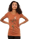 FellHerz Astmädchen Hellbraun - Damen T-Shirt Bio & Fair aus 100% Bio-Baumwolle und unter fairen Bedingungen hergestellt, nachhaltig, vegan, ökologisch, alternativ, natürlich (XL)