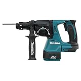 Makita DHR243Z Akku-Kombihammer f. SDS+ 18 V (ohne Akku, ohne Ladegerät), Blau, Silb