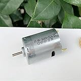 Auart Zyilei- Motor Gleichstrom Micro Mini Electric 380 Motor, Hochgeschwindigkeits-Drehmoment-DIY-Spielzeug Elektrische Bohrmaschine, DC 3V-12V 47500RPM, Verschleiß