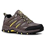 Jack Walker Herren Hike Wasserdicht Spaziergang im Freien Trekking Leichte Niedrige Sportschuhe Wandern Belüftung Turnschuhe JW009 (44 EU)