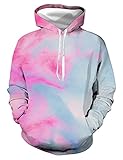 WBYFDC Tie-dye 3D Digitaldruck Pullover Hoodies Sport Sweatshirt Mode Lose Paar Outfit Männer Frauen All Over Print Hip Hop Casual H