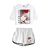 t.a.k.t o.p.D.e.s.t.i.n.y Damen Sommer Kurzarm Set T-Shirt + Kurze Hose (12,XXL)