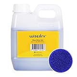Wisedry Kieselgel-Trockenmittelperlen mit Farbanzeige, Perlengröße 2 - 4 mm, erneuerbar, 0,9 kg, Blau zu R