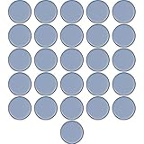 Filzada® 26x Teflongleiter Selbstklebend - Ø 25 mm (rund) - Profi Möbelgleiter/Teppichgleiter PTFE (Teflon)