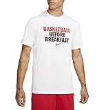 Nike Dri Fit Verbiage Basketball T-Shirt (M, White)