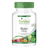 Biotin 10mg - HOCHDOSIERT - Vitamin B7 - für Haut & Haare - VEGAN - 200 Tab