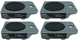 Möbel Transportroller Set Möbelroller Lastenroller rollplatte (4x Roller)