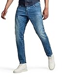 G-STAR RAW Herren 3301 Straight Tapered Jeans, Blau (Worn In Azure B631-A795), 30W / 26L