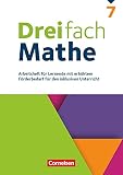 Dreifach Mathe - Zu allen Ausgaben - 7. Schuljahr: Arbeitsheft mit Lösungen - Für Lernende mit erhöhtem Förderbedarf für den inklusiven U