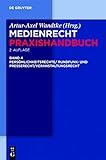 Rundfunk- und Presserecht/Veranstaltungsrecht/Schutz von Persönlichkeitsrechten (Medienrecht. Praxishandbuch 4)