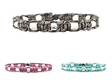 EM-Keramik-Halsband für Hunde & Katzen - Maßanfertigung EM-Band Original US-Paracord (31-40 cm, Camouflage)