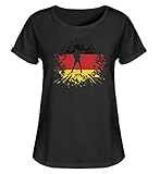 Biathlon Deutschland T-Shirt | Geschenk für Wintersportfans Damen Rollup S