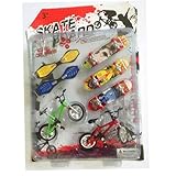 Neue Ankunft Kunststoff BMX Finger Skateboard Spielzeug Für Kinder Sets, Lustige Mini Fingerboards Spielzeug Für Kinder Geschenk