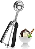 AOLIAY Eisportionierer Haagen-Dazs Löffel Edelstahl-Eisportionierer Eisportionierer mit Auslöser für Obst Kartoffelpüree Teig 1 PCS