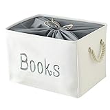 INough Bücher Aufbewahrungsbox Aufbewahrungskorb für Kinder, Kallax Boxen Bücherkorb Kinder groß Aufbewahrungsbox für Kinderzimmer/Klassenzimmer/S