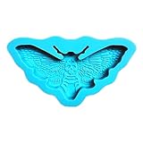 BASSK Moth Keychain Epoxy Resin Molds Hanging Pendants Ornaments Silicone Mould DIY Crafts Jewelry Casting Tool Diy Mold T