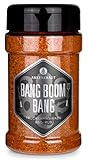 Ankerkraut Bang Boom Bang, scharfer BBQ-Rub Gewürzmischung für alle die gar nicht scharf genug essen können, 210g im S