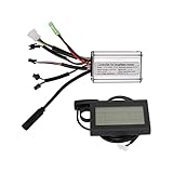 Bürstenloser Motor Controller Kit, KT 15A Controller Kit Aluminiumlegierung Sensitive mit LCD3 Display Panel 130X Throttle 8C Sensor für Elek