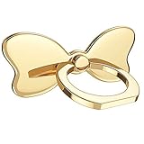 PZOZ Handy Ring Halter，360 Grad freidrehbar Smartphone fingerhalterung Halter Finger handyring Metallring Ständer Handy fingerhalter für iPhone/Samsung Galaxy/Huawei und mehr Phone(Gold)