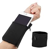 Handgelenktasche Sportarmband Geldbörse Armbandtasche Handyhülle universal Smartphonetasche Handytasche Handyhalterung Fitness Schweißbänder Armband zum Joggen Laufen Sport für Herren D