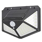 KASD Solar-Wandleuchte, ultrahelles Solar-Bewegungsmelder-Licht 3 optionale Modi Außenbeleuchtungssystem wasserdichte LED für Korridor Gartentor, D