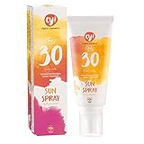 ey! organic cosmetics Sunspray Sonnenspray LSF 30+ wasserfest, vegan, ohne Mikroplastik, Naturkosmetik für Gesicht und Körper, 1er Pack (1 x 100ml)