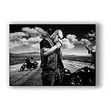 Newgeli Poster Sons of Anarchy Tv-Serie Poster Und Drucke Leinwand Malerei Wandkunst Bild Home Decor 50 * 70Cm No F