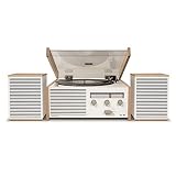 Crosley Switch II Bluetooth Plattenspieler im Retro Design mit FM/AM Radio und externe Lautsp