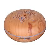 STTC 500 Ml Aroma Diffuser, BPA Free Aromatherapie Diffusor Mit Einstellbarem Nebelmodus 23Db Ultra Leise Luftbefeuchter Mit 7 Farbe Nachtlichter Duftlampe Für Zuhause Büro Yog