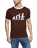 Robot Evolution Big Bang Theory ! T-Shirt braun_HERI RINGER Gr.XXL