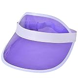 BIBOKAOKE Sport Sonnenblende Kappe Unisex Visor Cap Mütze Outdoor Hüte Mädchen Leer Top Transparent Sonnenschild Schirmmütze mit Sonnenschutz Breite Krempe Sommerhut Baseball Cap