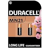 Duracell Specialty Alkaline MN21 Batterie 12 V, 2er-Packung (A23 / 23A / V23GA / LRV08 / 8LR932) entwickelt für die Verwendung in Fernbedienungen, Funktürglocken und Sicherheitssy