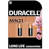 Duracell Specialty Alkaline MN21 Batterie 12 V, 2er-Packung (A23 / 23A / V23GA / LRV08 / 8LR932) entwickelt für die Verwendung in Fernbedienungen, Funktürglocken und Sicherheitssy