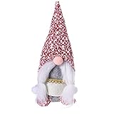 Weihnachten Wichtel Figuren Handgemachte Christmas PlüSch Spielzeug Schwedische Puppen Figuren Fenster Dekoration Urlaub Dekoration Geschenke Party Weihnachts Deko 38X14X8C