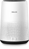 Philips Domestic Appliances AC0820/10 Luftreiniger entfernt bis zu 99,9 der Pollen, Staub, Viren und Aerosole* aus der Luft, für Allergiker, bis zu 49qm, CADR 190m³/h, weiß