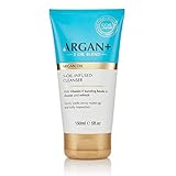 ARGAN 5-Öl infundierter Reiniger mit Vitamin E platzenden Perlen zur Reinigung und Erfrischung, entfernt sanft Make-up und tägliche Verunreinigungen, klar, 150